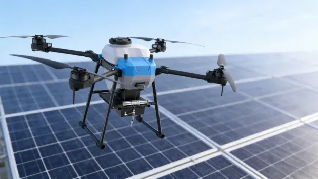 High-efficiency fully automatic photovoltaic cleaning solution